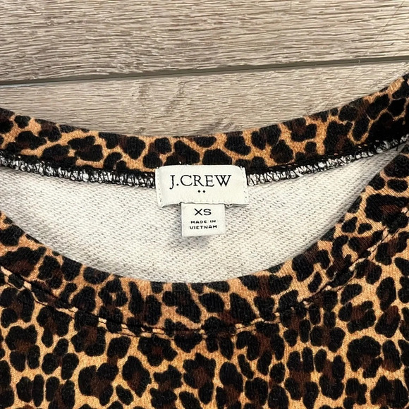JCrew factory leopard sweater top size XS - Picture 5 of 5